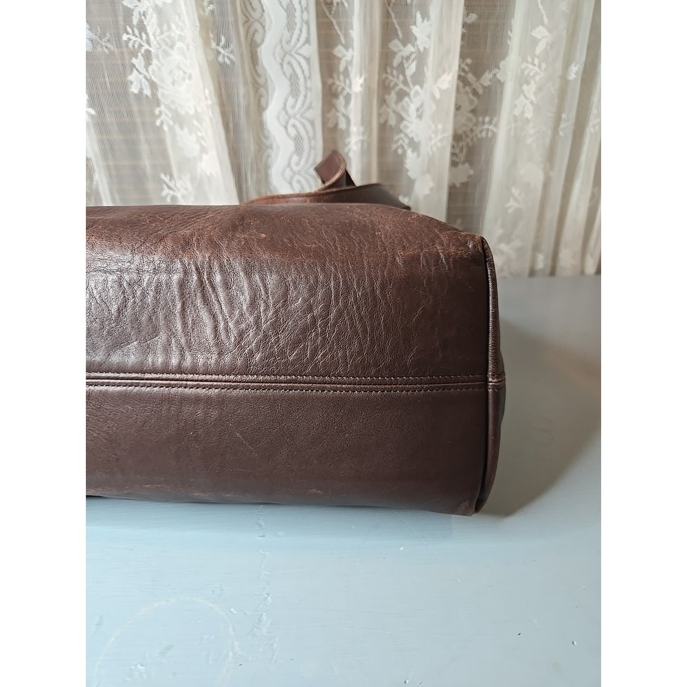 Vintage COACH Brown Leather, Soho Lafayette Shoulder Bag, Snap, 4140  90s USA - Picture 5 of 13